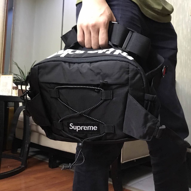 supreme waist bag 17ss ブラック