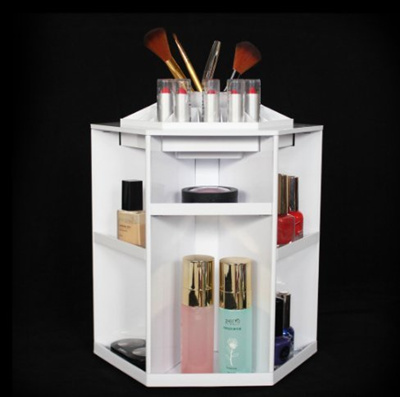 Qoo10 Makeup Organizer Rotating Bathroom Countertop Cosmetic