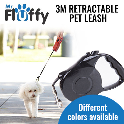 retractable dog collar leash