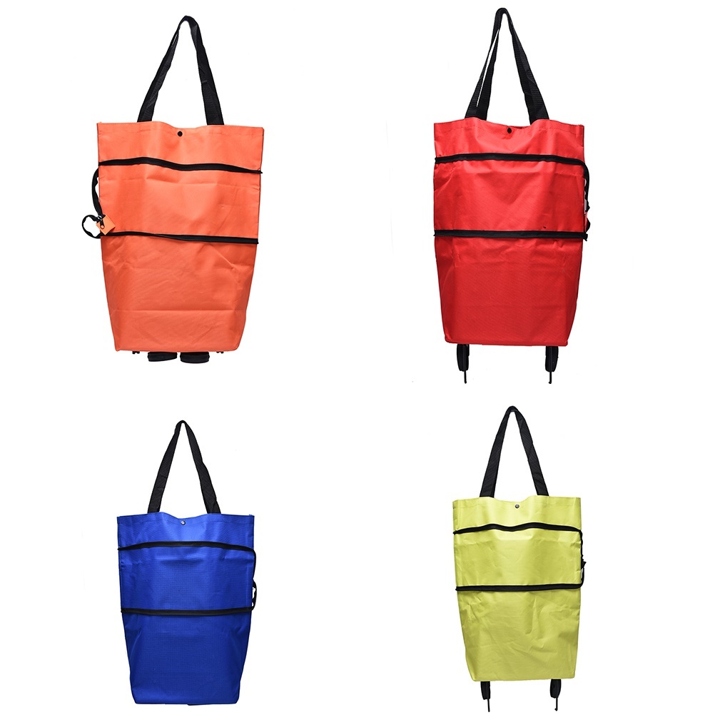 foldable luggage bag with wheels