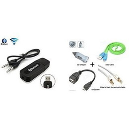 love4ride Combo for Car Bluetooth Device with OTG Combo