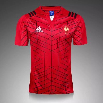 red rugby jersey