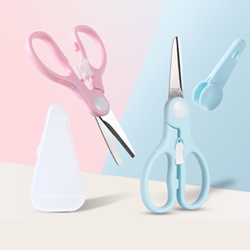 Japanese GINO Multifunctional food scissors Baby food supplement scissors.