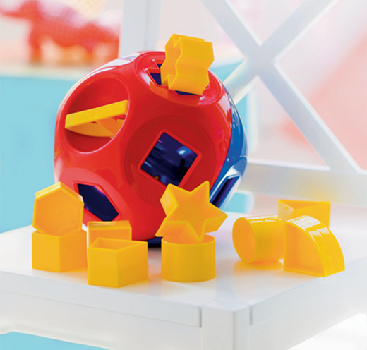 tupperware shapes toy