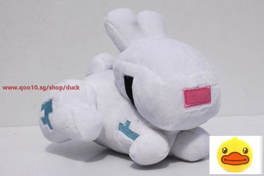 minecraft plush rabbit