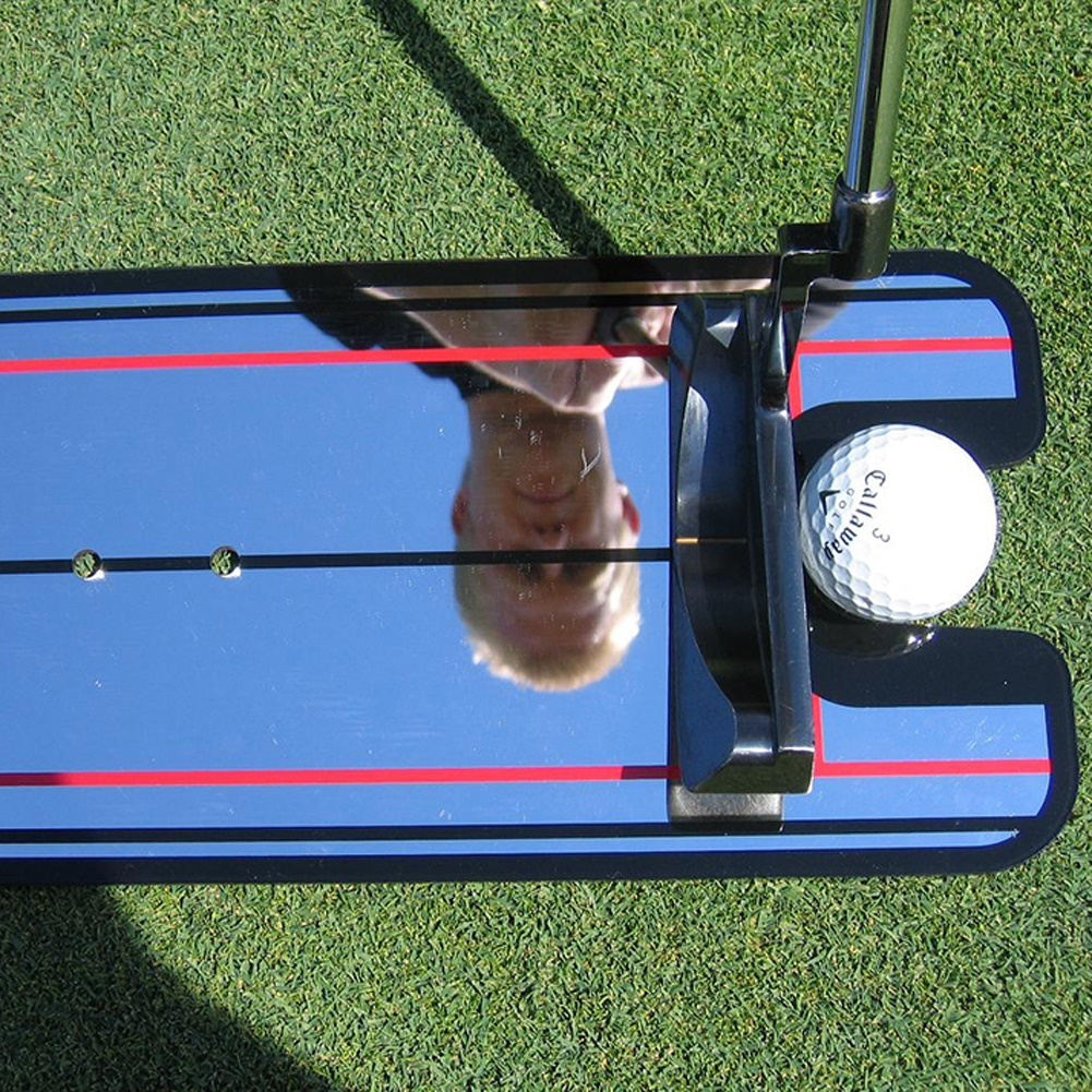 Golf Putting Mirror Alignment Training Aid Swing Trainer Eye Line Golf Practice Putting Mirror Large