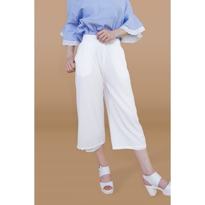 16. waist band crop pants