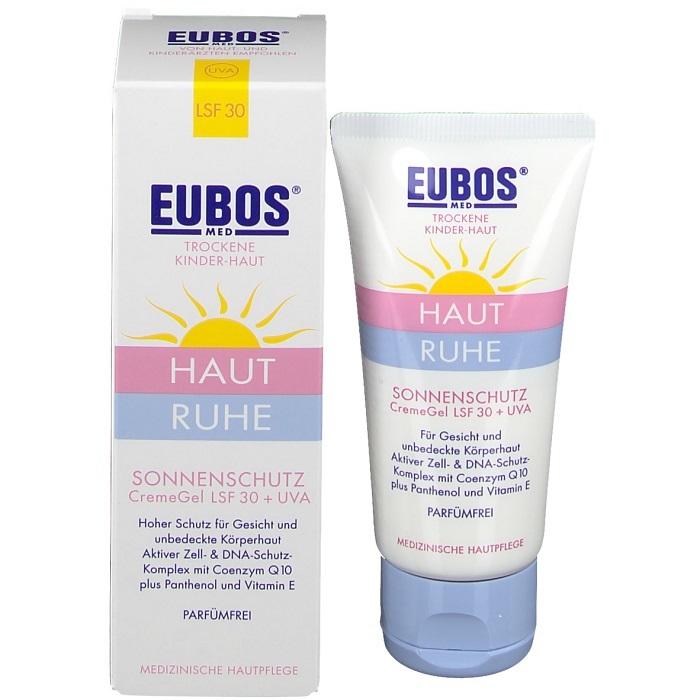 Qoo10 Eubos Kinder Haut Ruhe Sonnenschutz Creme Gel Lsf 30 50mll Direct Sh Baby Maternity