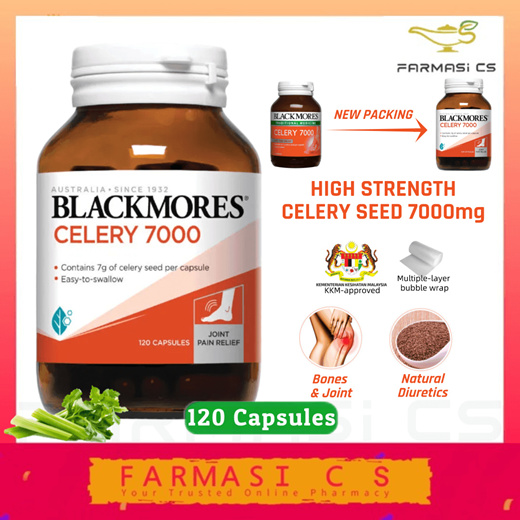 Qoo10 Blackmores Celery 7000 120 Capsules Exp 01 2024 Joint Pain And Gout Dietary Manageme