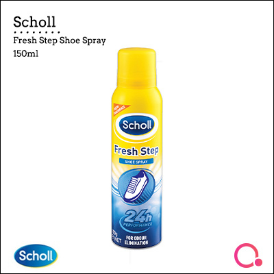 scholl fresh step shoe spray 150ml