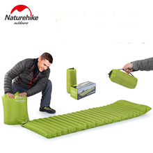 Naturehike Ultralight Outdoor Air Mattress Moisture proof Inflatable TPU Camping Mat Sleeping Pad wi