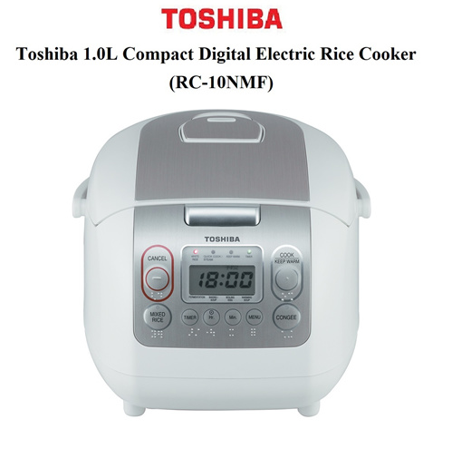 Toshiba 1.0L Digital Rice Cooker RC-10DR1NS