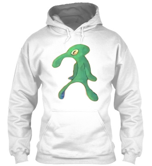 squidward bold and brash hoodie