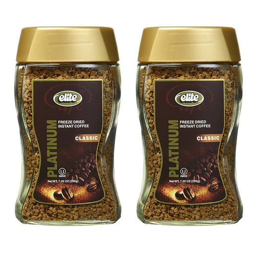 Elite Coffee Platinum Classic Freeze Dried Instant Coffee, 7 oz