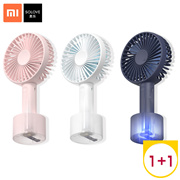 ★1+1=2Pcs★ AISOLOVE Portable Fan Small But Powerful,  Quiet with Wireless Charging Base
