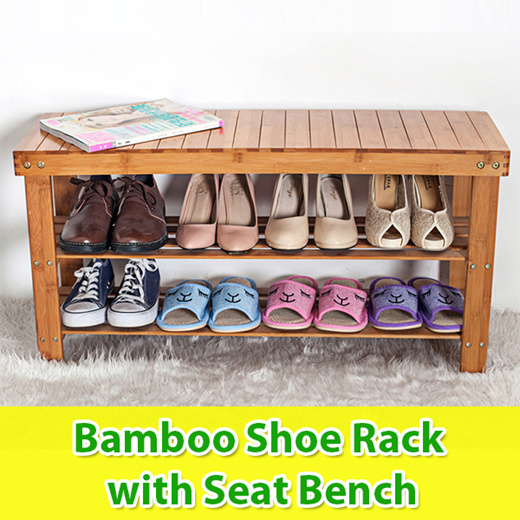 bamboo shoe cabinet