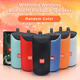 Wisholics Wireless Bluetooth Portable Speaker (Random Color)