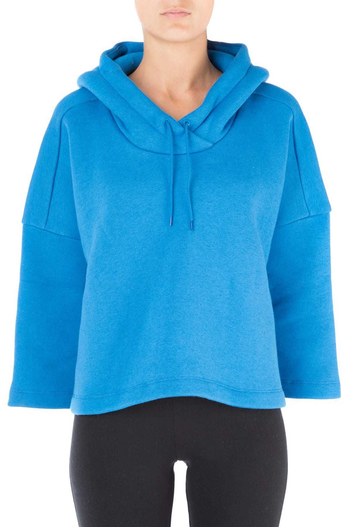 electric blue hoodie