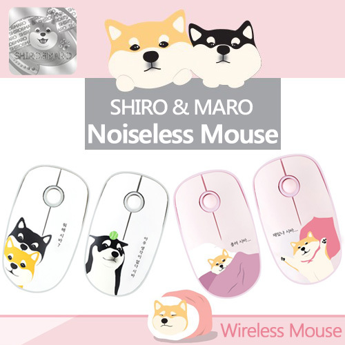 Cloudmall Q Commerce Shiro And Maro Wireless Mouse Silent Comfort Noiseless Mouse 2 4ghz Power Saving