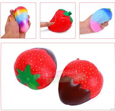 strawberry squishy toy