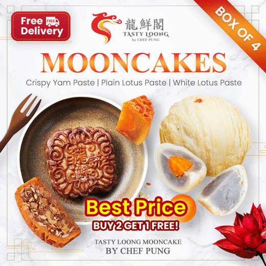 [S$55.90](▼31%)[Mooncakes by Chef Pung] 🌟BUY 2 FREE 1🌟 Crispy Yam Paste | Lotus Paste 🥮🏮 LAST CHANCE!!!