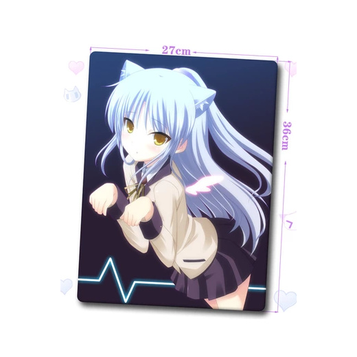 Qoo10 Angel Beats Li Hua Playing Giant Orange Play Optical Mouse Pad Cat Ear Collectibles B