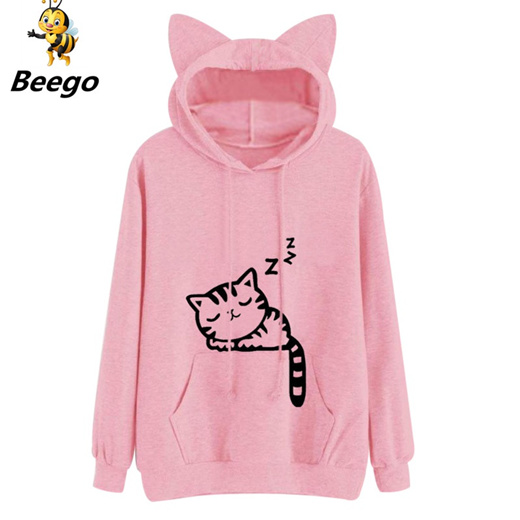 kawaii pink hoodie