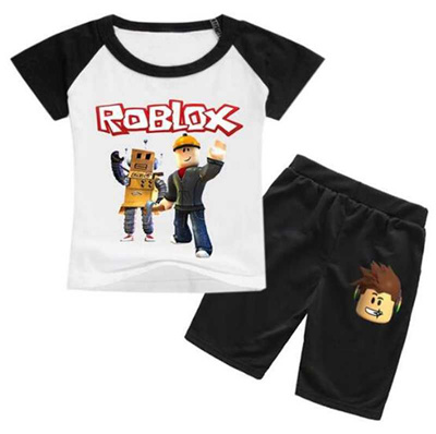 Factory 2 12y Boy Summer Clothes Girls Outfits Tshirt Shorts Roblox Clothing Sets Short Pants Tops - roblox watch dogs outfit