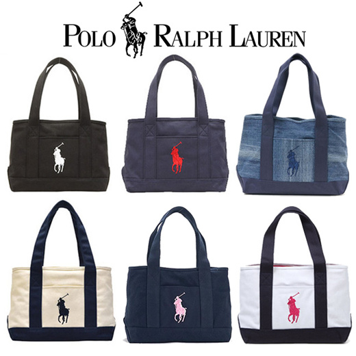 Qoo10 - Polo Ralph Lauren Medium School Tote Bag 6 : Bag/Wallets