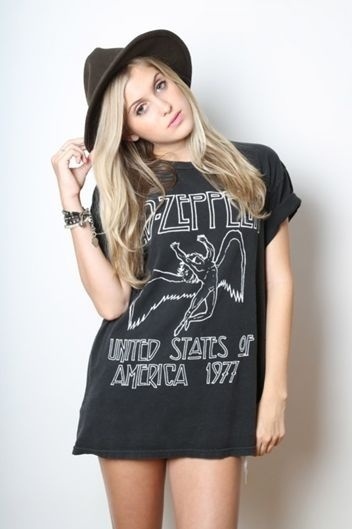 women's led zeppelin tee