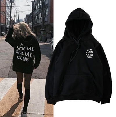 anti social social club hoodie women's