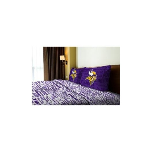 Qoo10 Northwest Nor 1nfl821010023wmt Minnesota Vikings Nfl Full Sheet Set Household Bedd