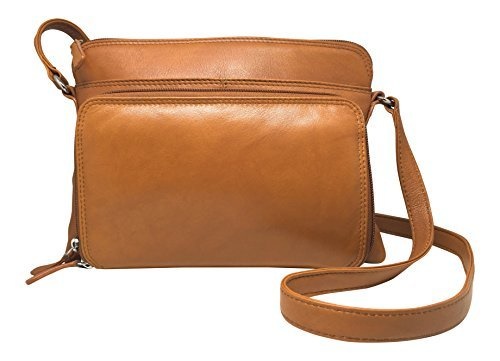 ili new york 6333 leather shoulder handbag