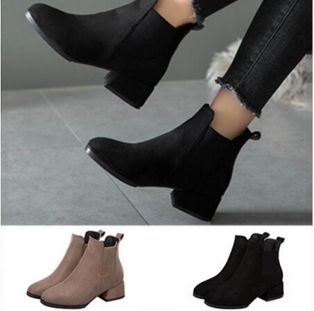 black ankle shoes