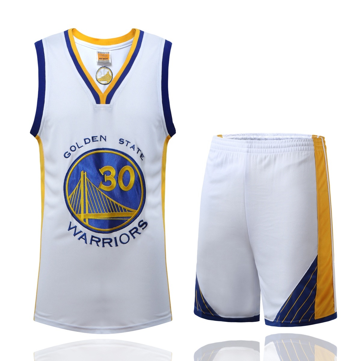 curry jersey and shorts