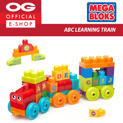 mega bloks building basics abc learning train