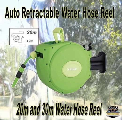 1/2X33 Ft Automatic Retractable Hose Reel With Nozzle Wall, 49% OFF