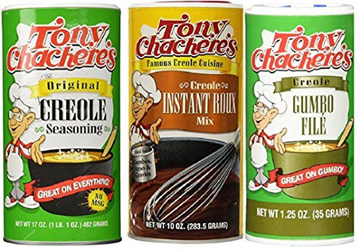 Tony Chachere's No MSG Cajun Creole Seasoning Bundle - 1 each of