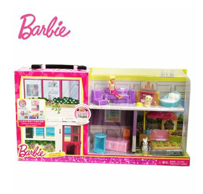 mini barbie house