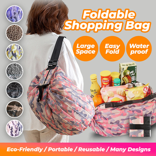 🔥Eco-friendly Portable Foldable Recycle Shopping Bag /Travel Grocery Bag🔥 #Christmas Gift Set