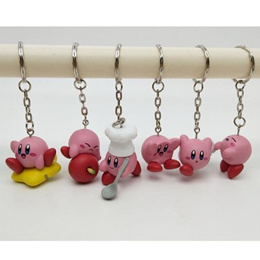 Kirby of the Stars character key chain key holder key ring 6-piece set