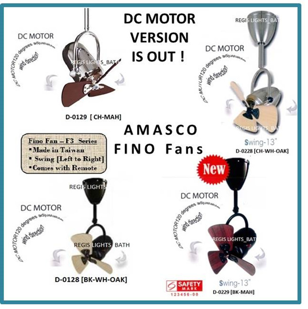 Buy [DC FAN] AMASCO FINO SWING Ceiling Fan Deals for only S$699 instead