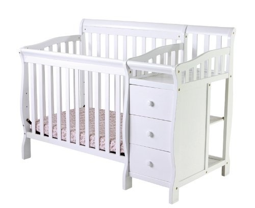 portable crib with changing table