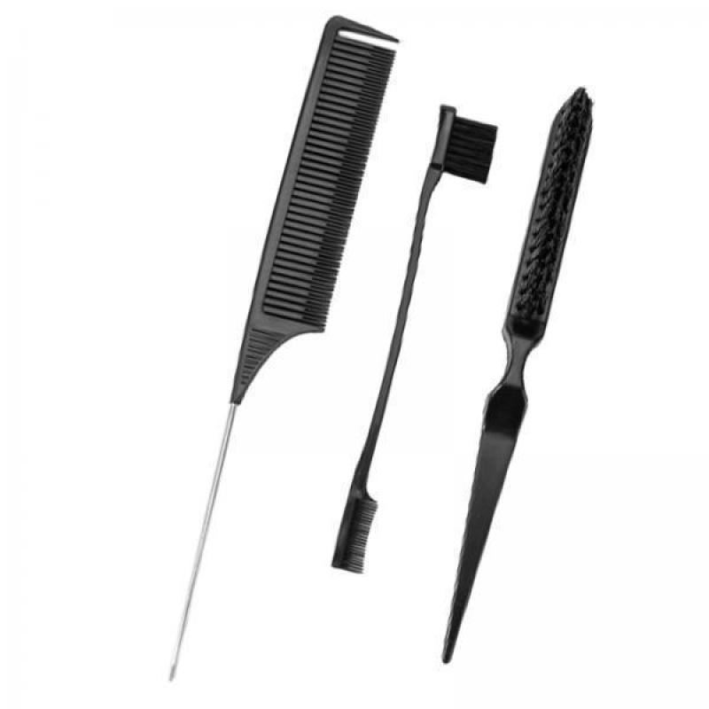 Qoo10 - 4x3Pcs Slick Brush Set Edge Brush Slick Edge and Back Brushing ...