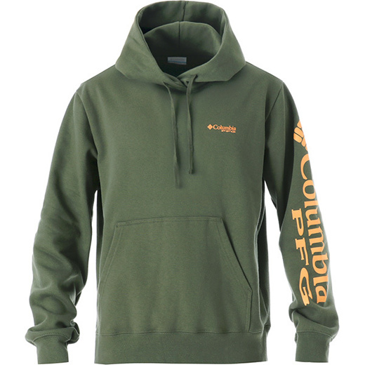 columbia pfg sleeve graphic hoodie