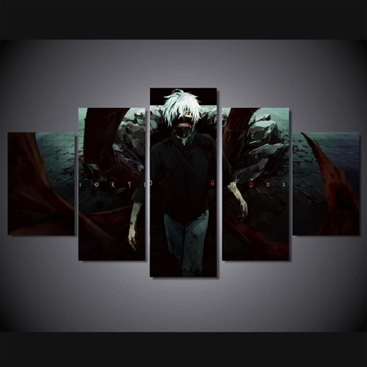 Qoo10 Unframed 5 Panels Wall Art 5 Panels Wall Art Anime Tokyo Ghoul Ken Kan Small Appliances