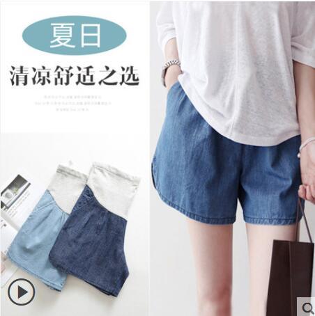 loose denim shorts