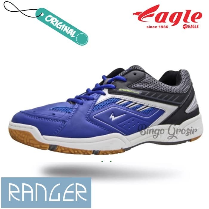 Vektor Tegak Gambar Sepatu  Badminton Eagle 