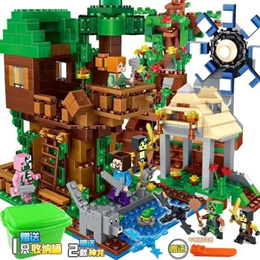 Lego Village Minecraft Mine My World Building Abandoned Adventure Mountain Creeper