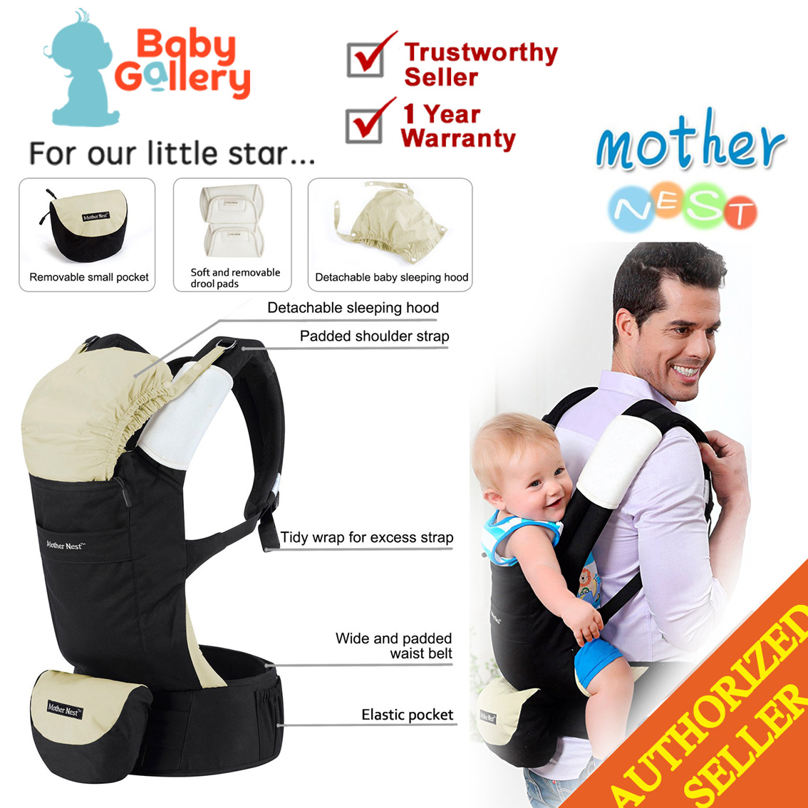 mother nest baby carrier